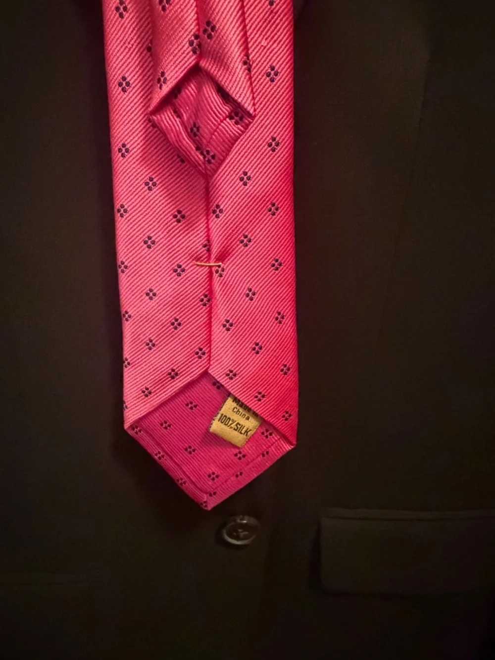 BOYS Bright Pink Class Club Adjustable Neck Tie